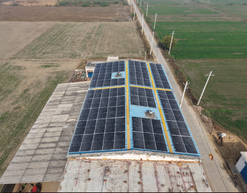Commercial solar EPC project by NUMBERDAR SOLAR ENERGY in Haryana